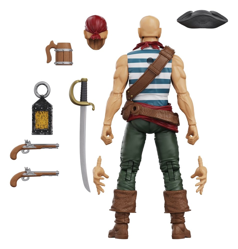 Hero H.A.C.K.S. Core Action Figure 1/18 Heroes and Villains Wave 1 Daniel Wright: Pirate Quartermaster 0814800025749
