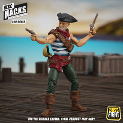 Hero H.A.C.K.S. Core Action Figure 1/18 Heroes and Villains Wave 1 Daniel Wright: Pirate Quartermaster 0814800025749