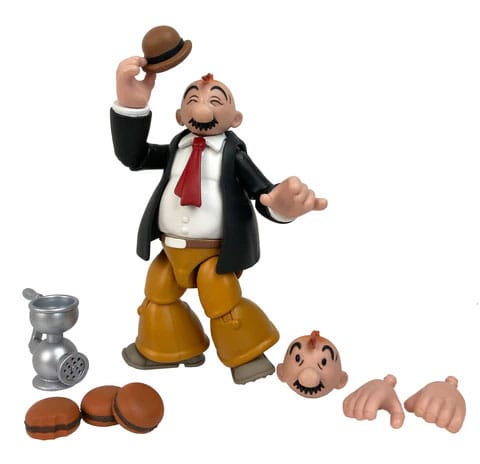 Popeye Action Figure Wave 02 J. Wellington Wimpy 0814800023257