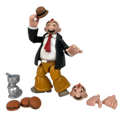 Popeye Action Figure Wave 02 J. Wellington Wimpy 0814800023257