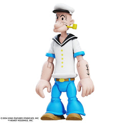 Popeye Action Figure Wave 03 Popeye 1st Appearance White Shirt 0814800024360