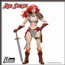 Red Sonja Epic H.A.C.K.S. Action Figure Red Sonja 0814800024339