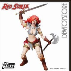 Red Sonja Epic H.A.C.K.S. Action Figure Red Sonja 0814800024339