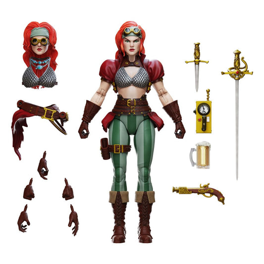 Epic H.A.C.K.S. Action Figure 1/12 Red Sonja Steampunk 0814800024988