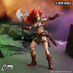 Red Sonja Hero H.A.C.K.S. Action Figure Red Sonja 0814800024827