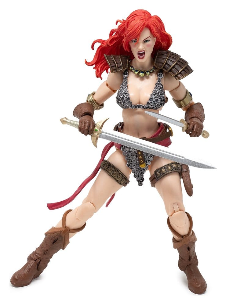 Red Sonja Epic H.A.C.K.S. Action Figure 1/12 Scale Immortal Red Sonja 0814800025824