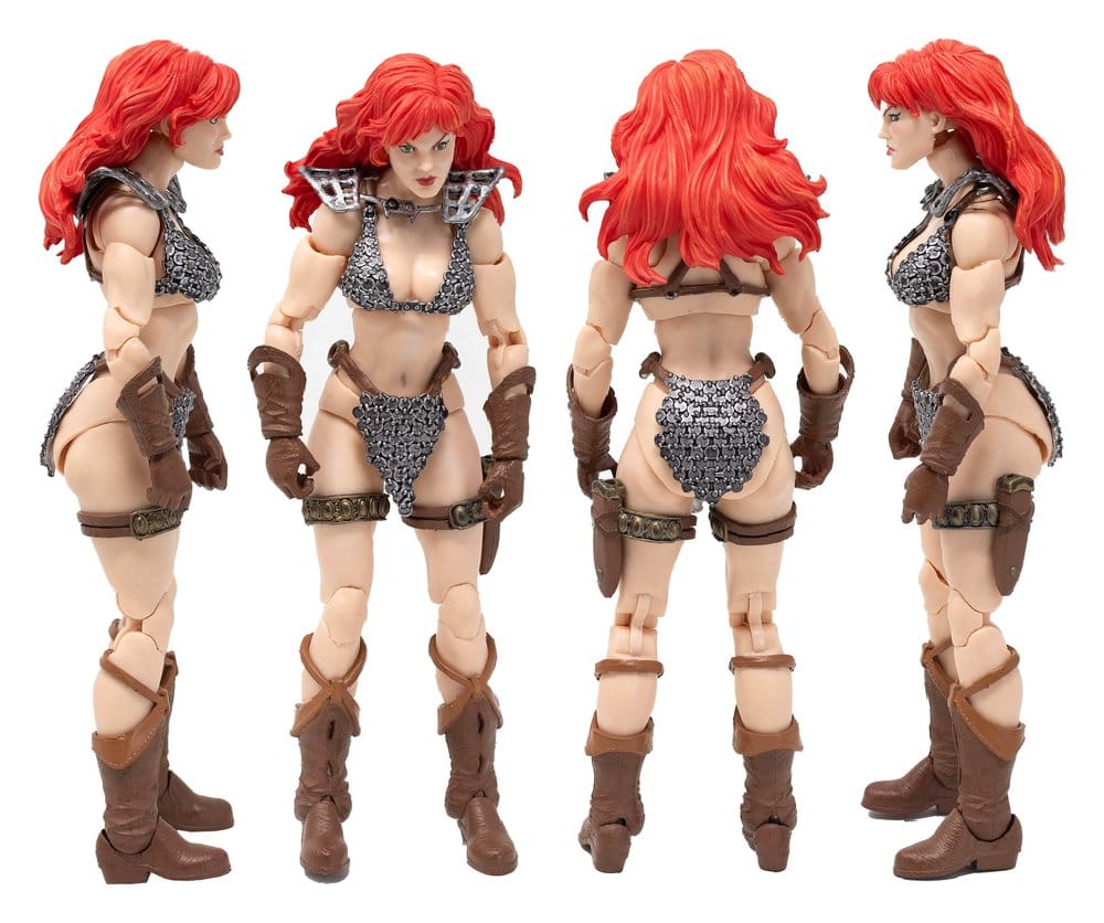 Red Sonja Epic H.A.C.K.S. Action Figure 1/12 Scale Immortal Red Sonja 0814800025824