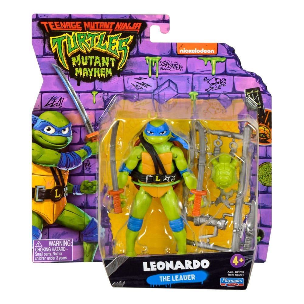 Teenage Mutant Ninja Turtles: Mutant Mayhem Action Figures Leonardo 10 cm 0043377832812