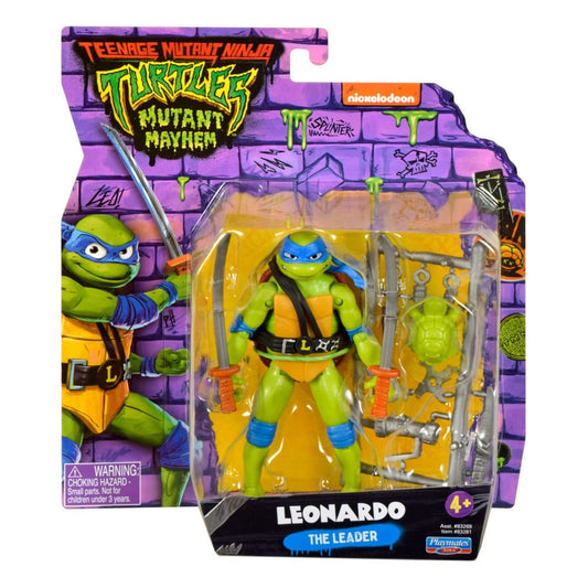 Teenage Mutant Ninja Turtles: Mutant Mayhem Action Figures Leonardo 10 cm 0043377832812