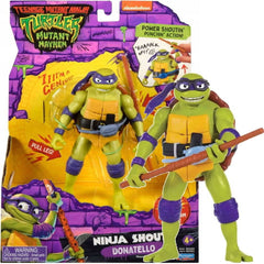 Teenage Mutant Ninja Turtles: Mutant Mayhem Ninja Shouts Action Figure Donatello 14 cm  0043377833529