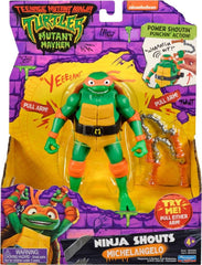 Teenage Mutant Ninja Turtles: Mutant Mayhem Ninja Shouts Action Figure Michelangelo 14 cm  0043377833536