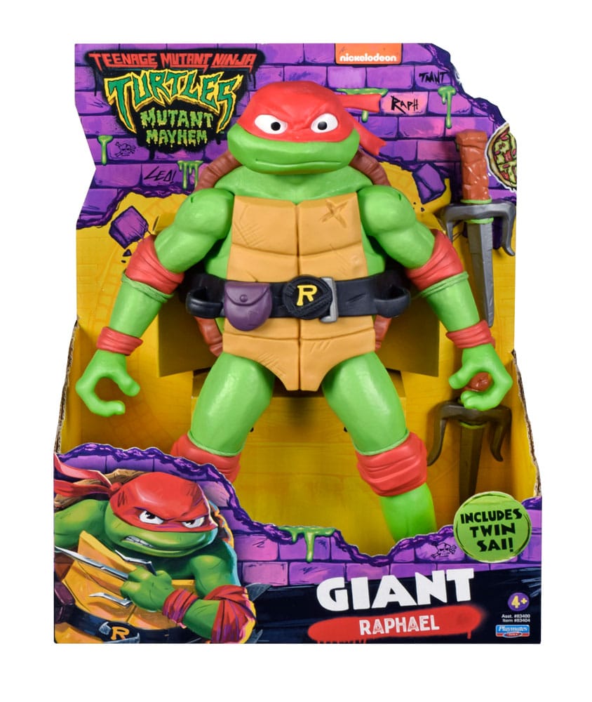 Teenage Mutant Ninja Turtles: Mutant Mayhem Action Figure Giant Raphael 30 cm  043377834045