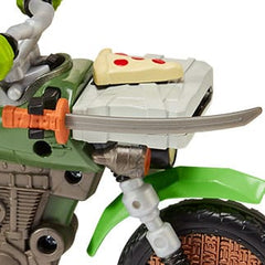 Teenage Mutant Ninja Turtles: Mutant Mayhem Drive N Kick Action Figure Leonardo & Motorcycle 11 cm  0043377834311