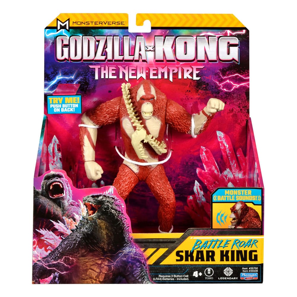 Godzilla x Kong: The New Empire Battle Roar Action Figure Skar King 18 cm 0043377355083