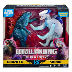Godzilla x Kong: The New Empire Diorama 2-Pack Godzilla vs Shimo 15 cm 0043377357957