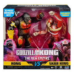 Godzilla x Kong: The New Empire Diorama 2-Pack Kong vs Skar 15 cm 043377357964