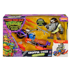 Teenage Mutant Ninja Turtles Action Figure with Vehicle Rocksteady & Chopper 12 cm  043377834472