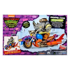 Teenage Mutant Ninja Turtles Action Figure with Vehicle Rocksteady & Chopper 12 cm  043377834472