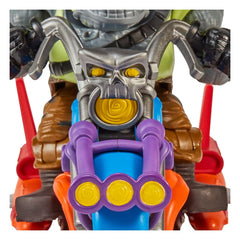 Teenage Mutant Ninja Turtles Action Figure with Vehicle Rocksteady & Chopper 12 cm  043377834472