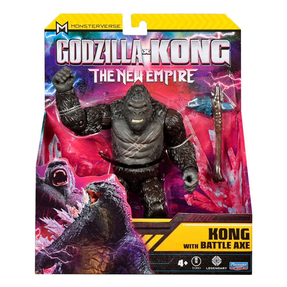 Godzilla x Kong: The New Empire Action Figure Kong with Battle Axe 15 cm 0043377352037