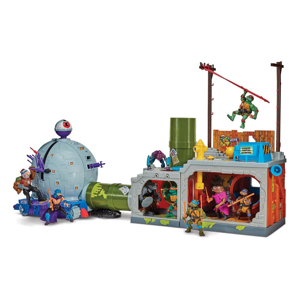 Teenage Mutant Ninja Turtles Building Secret Sewer Lid Playset Mutant Module heo EU Exclusive 30 cm  043377812999