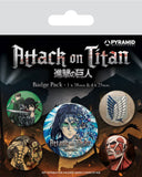 Attack on Titan Pin-Back Buttons 5-Pack Season 4 5050293807744