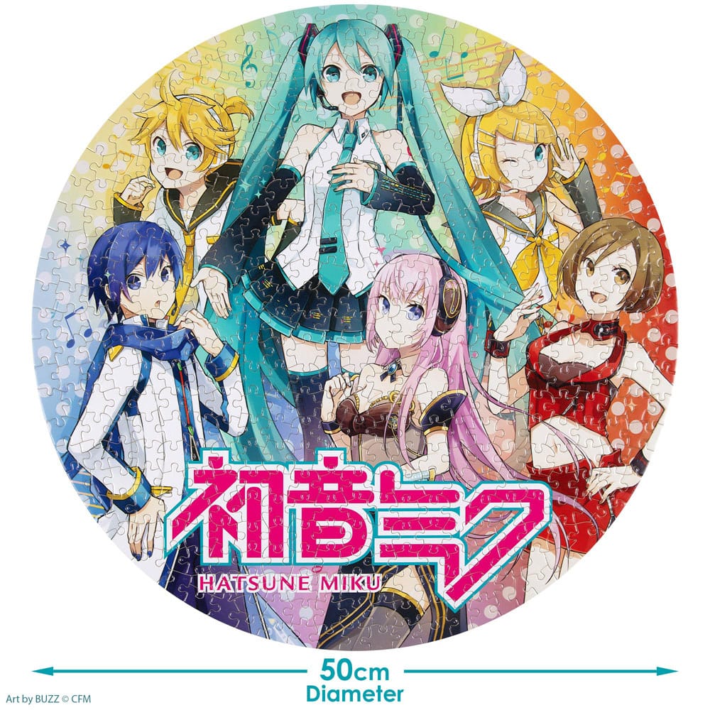 Hatsune Miku Jigsaw Puzzle Round 500 pieces 5060459746626