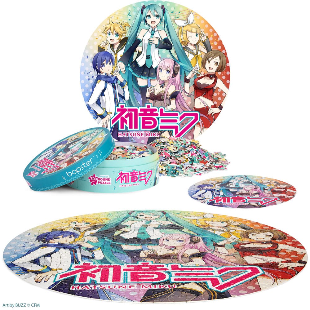 Hatsune Miku Jigsaw Puzzle Round 500 pieces 5060459746626