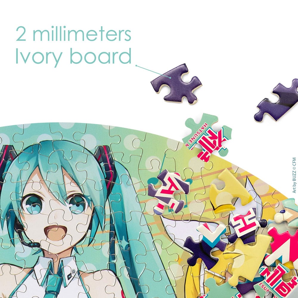 Hatsune Miku Jigsaw Puzzle Round 500 pieces 5060459746626