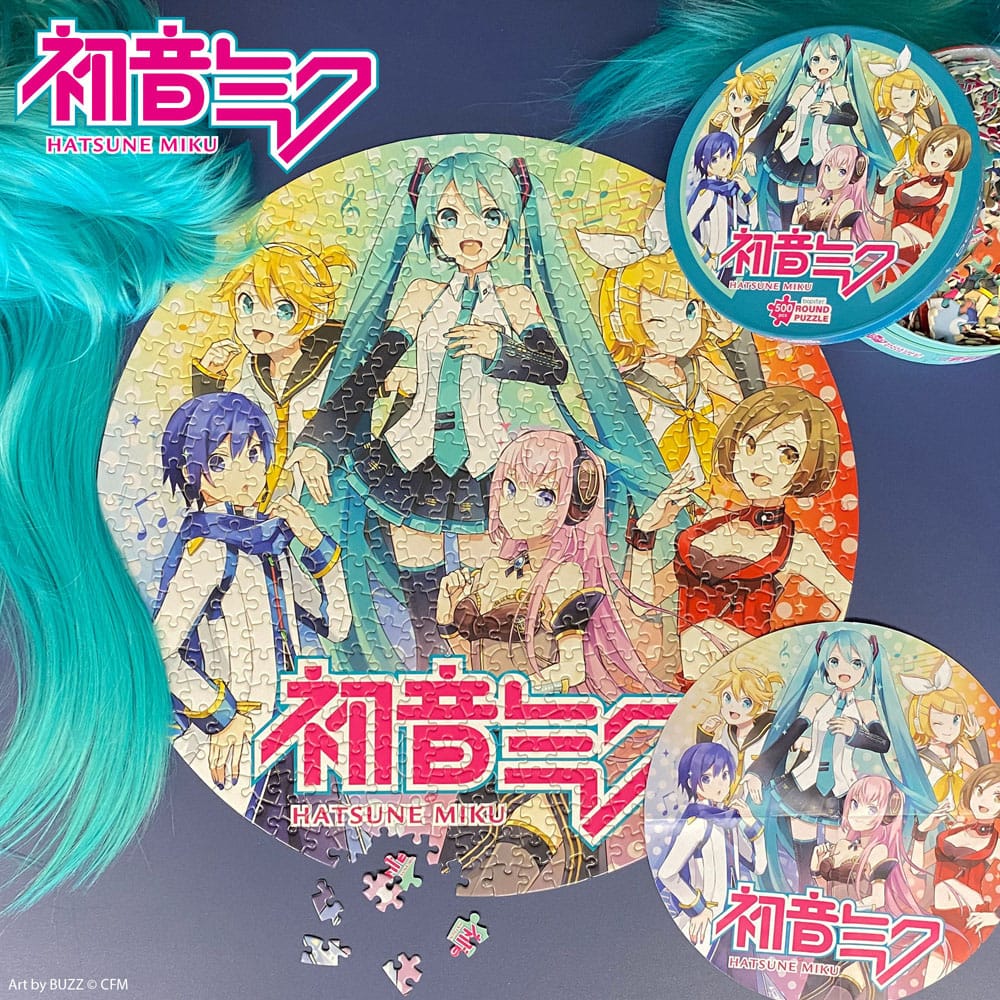 Hatsune Miku Jigsaw Puzzle Round 500 pieces 5060459746626
