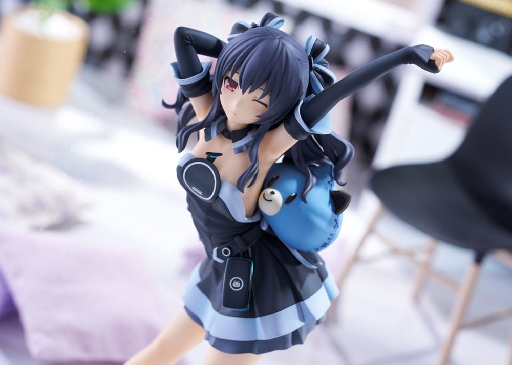 Hyperdimension Neptunia Statue 1/8 Neptunia Uni Wake Up Overseas Edition 20 cm 4510417626572