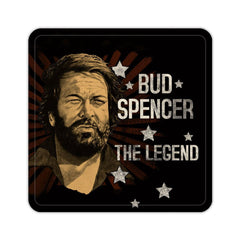 Bud Spencer Tin coasters The Legend 10 x 10 cm 4250778143881