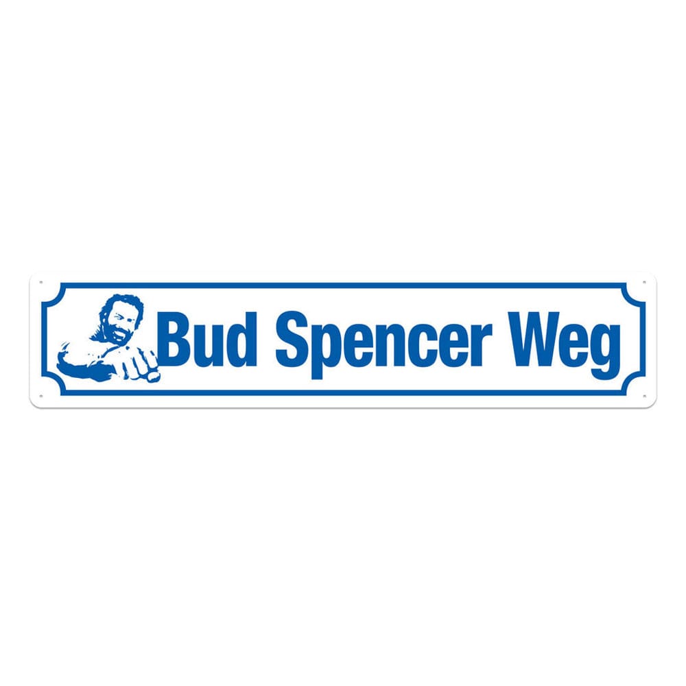Bud Spencer Tin Sign Bud Spencer Weg 46 x 10 cm 4250778167474