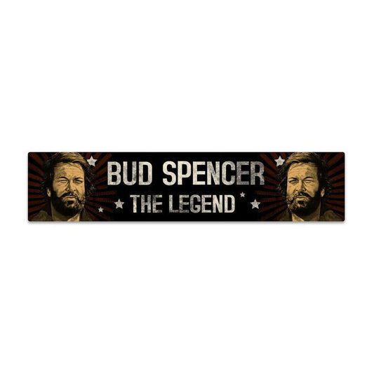 Bud Spencer Tin Sign with Magnet The Legend 16 x 3,5 cm 4250778167894