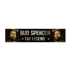 Bud Spencer Tin Sign with Magnet The Legend 16 x 3,5 cm 4250778167894
