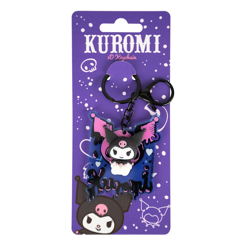 Sanrio 3D Acrylic Keychain Kuromi 5056563707332