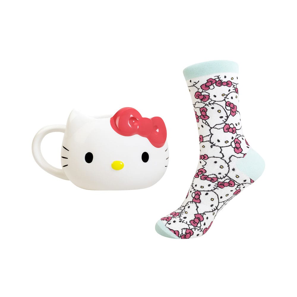 Sanrio 3D Mug & Socks Set Hello Kitty 5056563705253