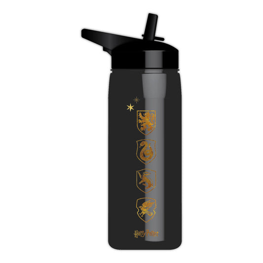 Harry Potter Water Bottle Colourful Crest 5056563713494