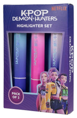 KPop Demon Hunters Highlighters 3-Pack Huntr/x 5056563710981