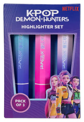KPop Demon Hunters Highlighters 3-Pack Huntr/x 5056563710981