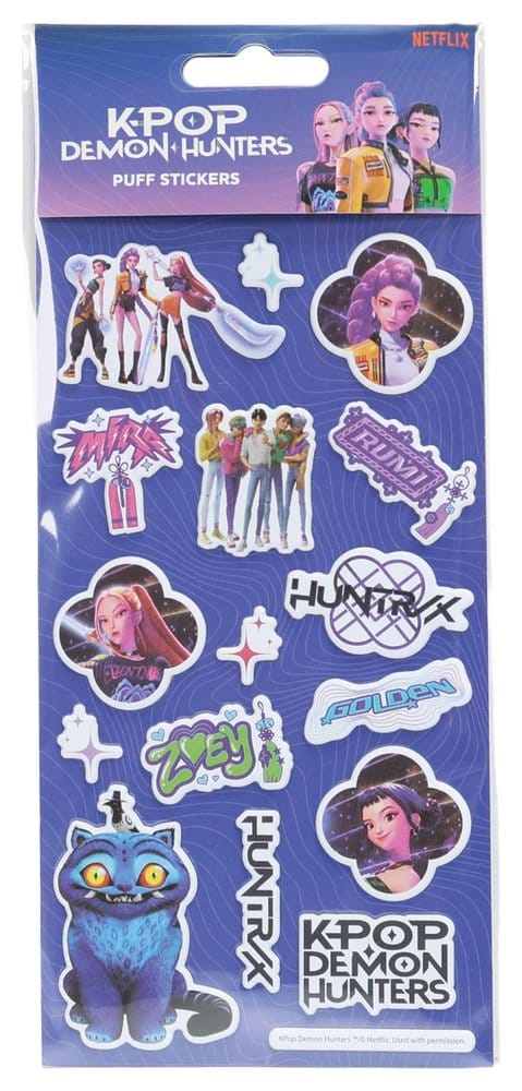 KPop Demon Hunters Sticker Set Puff 5056563711438