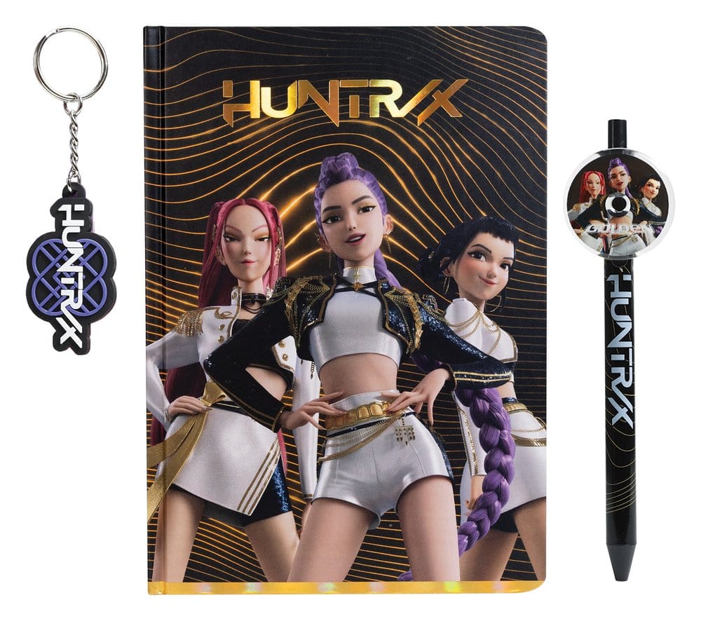 KPop Demon Hunters Notebook Gift Set Golden 5056563722083