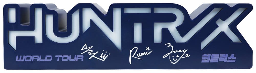 KPop Demon Hunters Lamp Huntr/x Logo 5056563722205