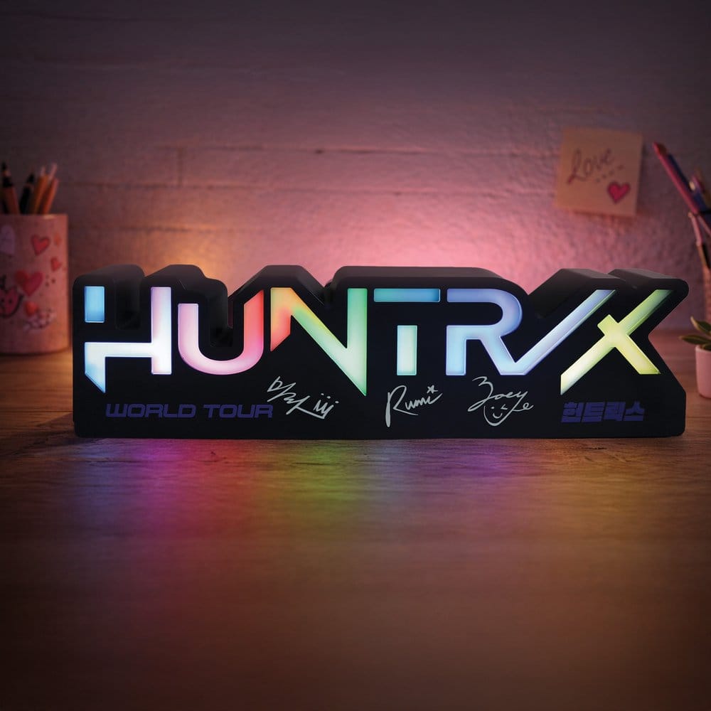 KPop Demon Hunters Lamp Huntr/x Logo 5056563722205
