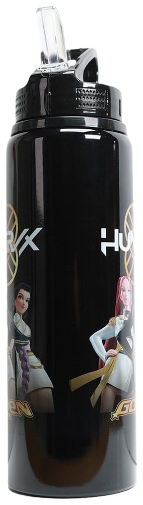 KPop Demon Hunters Flip Top Water Bottle Golden 5056563722229