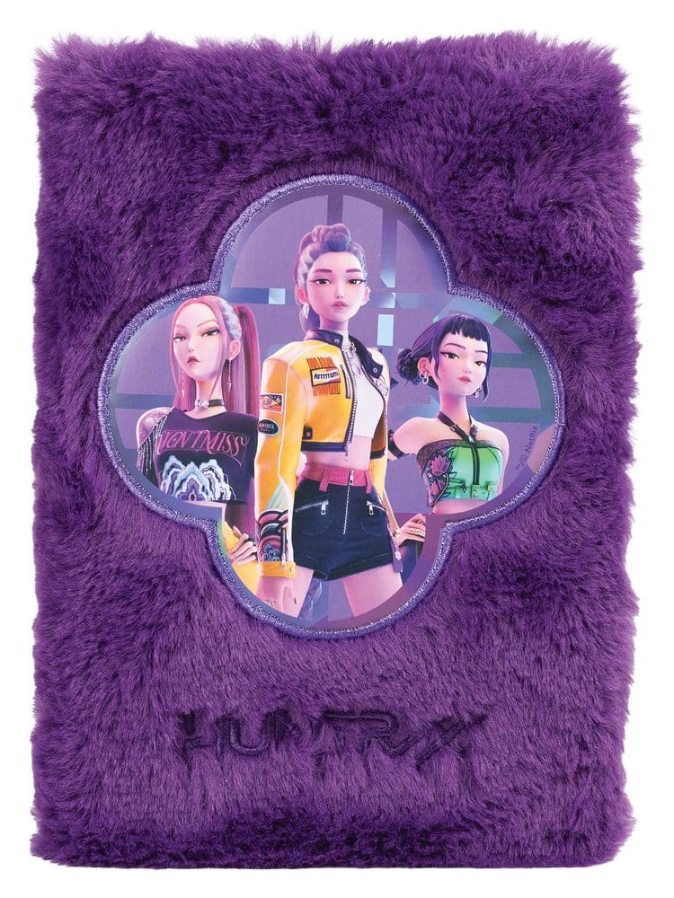 KPop Demon Hunters A5 Notebook Huntr/x Plush 5056563722519