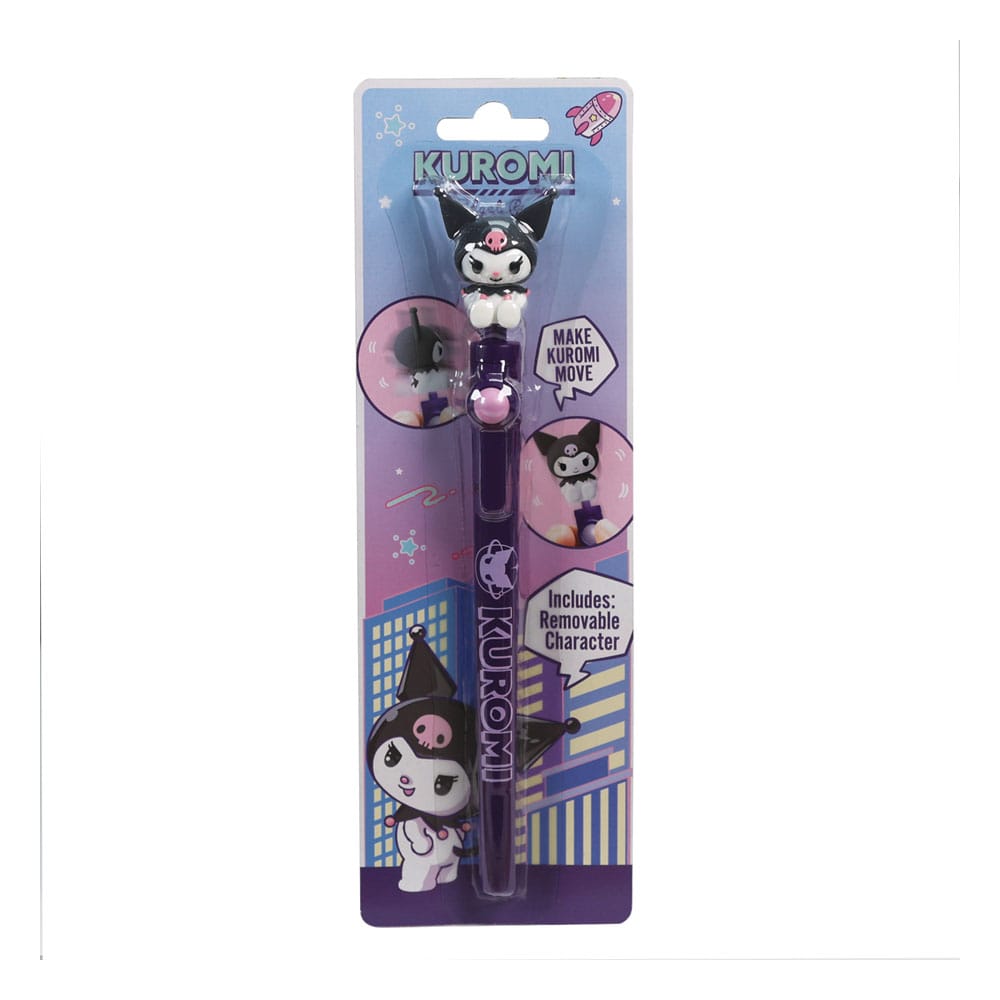 Sanrio Fidget Pen Kuromi Purple 5056563705741