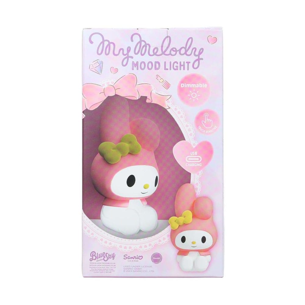 Sanrio Mood Lamp with USB-C My Melody 11 cm  5056563709015
