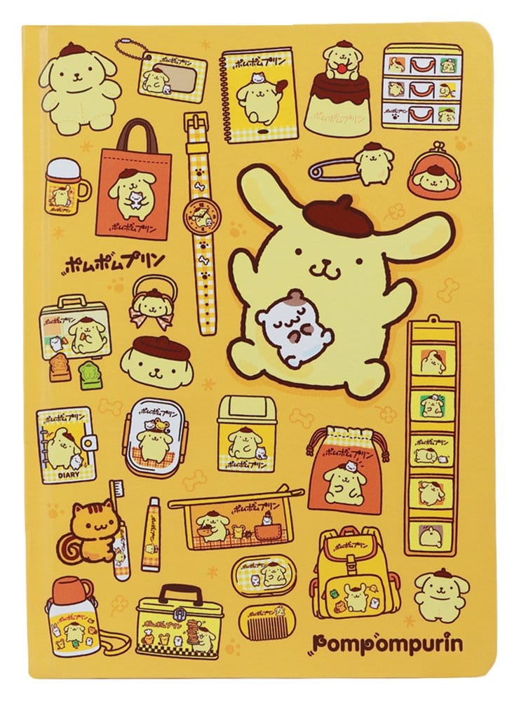 Sanrio A5 Notebook Pompompurin 5056563710097
