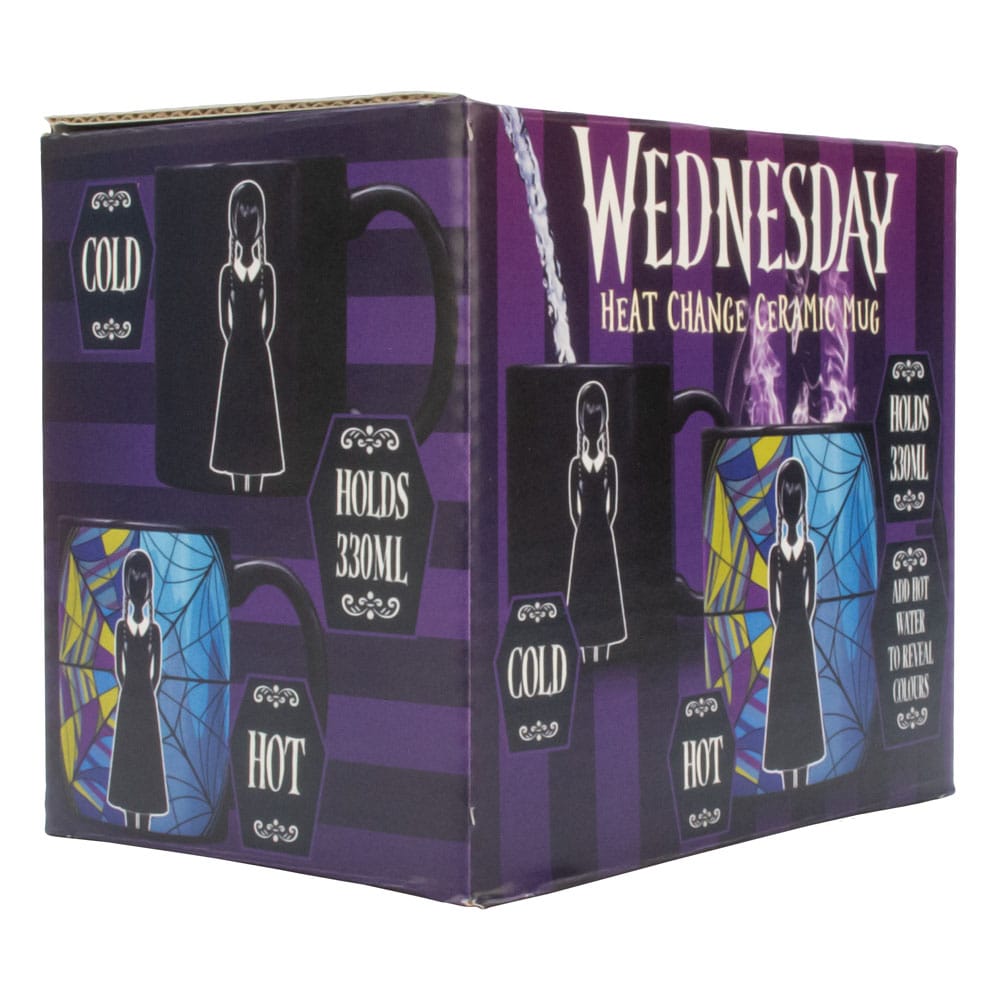 Wednesday Heat Change Mug Ophelia Window 330 ml 5056563717690